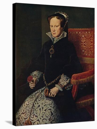 'La Reina Maria De Inglaterra', (Mary Tudor, Queen of England), 1554, (c1934)-Antonis Mor-Stretched Canvas