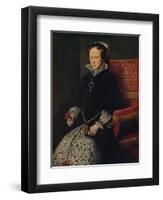 'La Reina Maria De Inglaterra', (Mary Tudor, Queen of England), 1554, (c1934)-Antonis Mor-Framed Giclee Print