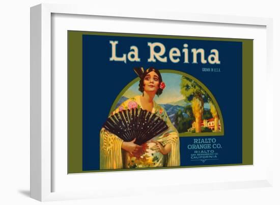 La Reina-Western Lithograph Co-Framed Art Print