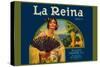 La Reina-Western Lithograph Co-Stretched Canvas