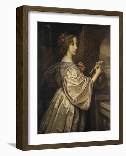 La Reine Christine De Suede - Portrait of Queen Christina of Sweden (1626-1689), by Beck, David (16-David Beck-Framed Giclee Print