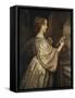 La Reine Christine De Suede - Portrait of Queen Christina of Sweden (1626-1689), by Beck, David (16-David Beck-Framed Stretched Canvas