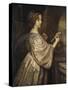 La Reine Christine De Suede - Portrait of Queen Christina of Sweden (1626-1689), by Beck, David (16-David Beck-Stretched Canvas