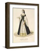 La Reine Claude, 1st Wife of Francois I-Louis-Marie Lante-Framed Premium Giclee Print