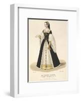 La Reine Claude, 1st Wife of Francois I-Louis-Marie Lante-Framed Premium Giclee Print