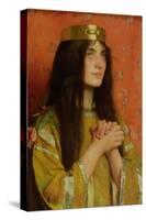 La Reine Clothilde-Thomas Cooper Gotch-Stretched Canvas