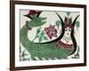 La reine des serpents Shahmaran-null-Framed Giclee Print