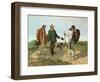 La Rencontre or Bonjour Monsieur Courbet, 1854-Gustave Courbet-Framed Giclee Print