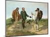 La Rencontre or Bonjour Monsieur Courbet, 1854-Gustave Courbet-Mounted Giclee Print