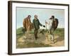 La Rencontre or Bonjour Monsieur Courbet, 1854-Gustave Courbet-Framed Giclee Print