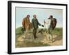 La Rencontre or Bonjour Monsieur Courbet, 1854-Gustave Courbet-Framed Giclee Print