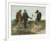 La rencontre ou "Bonjour Monsieur Courbet"-Gustave Courbet-Framed Giclee Print