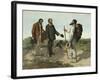 La rencontre ou "Bonjour Monsieur Courbet"-Gustave Courbet-Framed Giclee Print