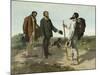 La rencontre ou "Bonjour Monsieur Courbet"-Gustave Courbet-Mounted Giclee Print