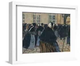 'La Rentree A L'Hospice De La Salpetriere', c1911-Georges Dupuis-Framed Giclee Print