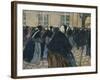 'La Rentree A L'Hospice De La Salpetriere', c1911-Georges Dupuis-Framed Giclee Print