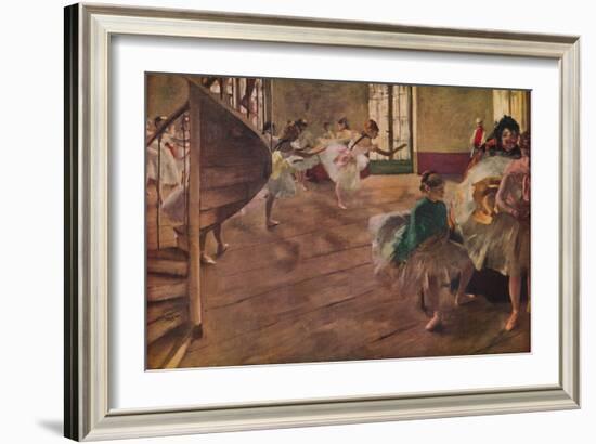 'La Repetition', 1877-Edgar Degas-Framed Giclee Print