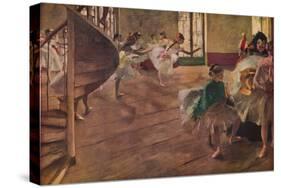 'La Repetition', 1877-Edgar Degas-Stretched Canvas