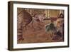 'La Repetition', c1874 (1935)-Edgar Degas-Framed Giclee Print