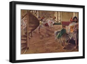 'La Repetition', c1874 (1935)-Edgar Degas-Framed Giclee Print