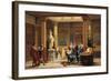 La Répétition du "Joueur de Flûte..." et de "la Femme de Diomède" dans l'atrium de la Maison-Gustave Clarence Rodolphe Boulanger-Framed Giclee Print