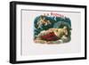 La Reposa Cigar Label-null-Framed Giclee Print