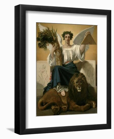 La République-Jules Claude Ziegler-Framed Premium Giclee Print