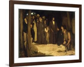 La résurrection de Lazare-Henry Ossawa Tanner-Framed Giclee Print