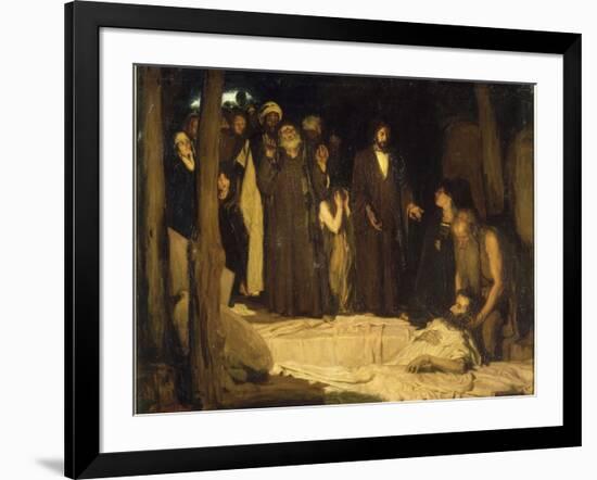 La résurrection de Lazare-Henry Ossawa Tanner-Framed Giclee Print