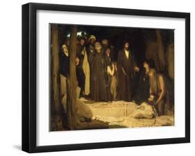 La résurrection de Lazare-Henry Ossawa Tanner-Framed Giclee Print