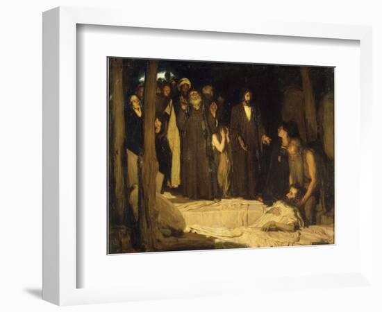 La résurrection de Lazare-Henry Ossawa Tanner-Framed Giclee Print