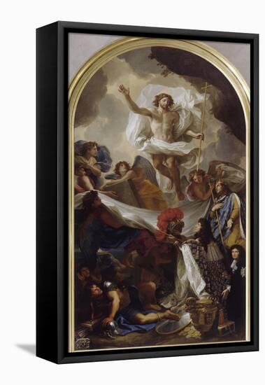 La Résurrection du Christ-Brun Charles Le-Framed Stretched Canvas