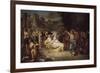 La Résurrection du fils de la veuve de Naïm-Jean-Baptiste Joseph Wicar-Framed Giclee Print