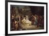 La Résurrection du fils de la veuve de Naïm-Jean-Baptiste Joseph Wicar-Framed Giclee Print