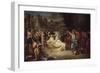 La Résurrection du fils de la veuve de Naïm-Jean-Baptiste Joseph Wicar-Framed Giclee Print