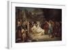 La Résurrection du fils de la veuve de Naïm-Jean-Baptiste Joseph Wicar-Framed Giclee Print