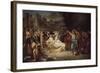 La Résurrection du fils de la veuve de Naïm-Jean-Baptiste Joseph Wicar-Framed Giclee Print