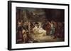 La Résurrection du fils de la veuve de Naïm-Jean-Baptiste Joseph Wicar-Framed Giclee Print