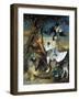 La Retour De Chasse: a Hunting Dog Guarding Dead Game-Jean-Baptiste Oudry-Framed Giclee Print