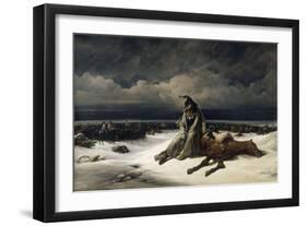 La retraite de Russie-Bernard Edouard Swebach-Framed Giclee Print