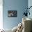 La rêveuse ou Soirée d'été-James Tissot-Framed Stretched Canvas displayed on a wall