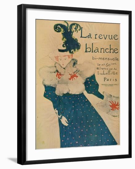 La Revue Blanche, 1895-Henri de Toulouse-Lautrec-Framed Giclee Print