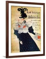 La Revue Blanche, C19th Century-Henri de Toulouse-Lautrec-Framed Giclee Print