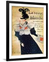 La Revue Blanche, C19th Century-Henri de Toulouse-Lautrec-Framed Giclee Print