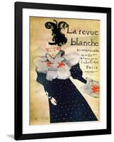 La Revue Blanche, C19th Century-Henri de Toulouse-Lautrec-Framed Giclee Print