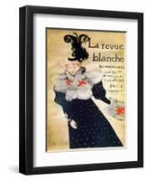 La Revue Blanche, C19th Century-Henri de Toulouse-Lautrec-Framed Premium Giclee Print