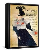 La Revue Blanche, C19th Century-Henri de Toulouse-Lautrec-Framed Stretched Canvas