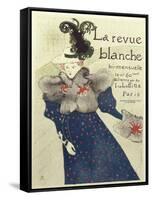 La Revue Blanche-Henri de Toulouse-Lautrec-Framed Stretched Canvas