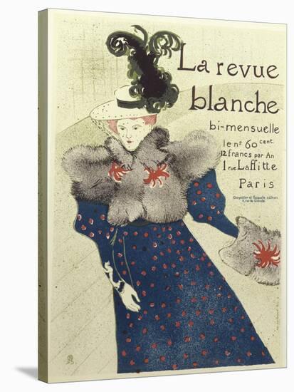 La Revue Blanche-Henri de Toulouse-Lautrec-Stretched Canvas