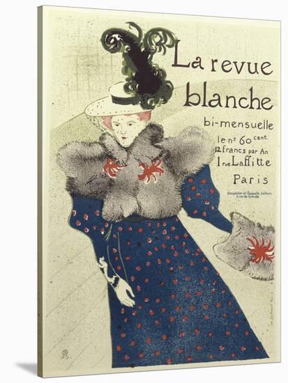 La Revue Blanche-Henri de Toulouse-Lautrec-Stretched Canvas